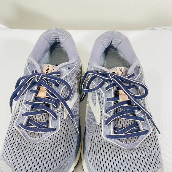 Brooks Ghost 12 Running Shoes Womens 9 Purple Low Top Gym Sneakers Trainers - Picture 9 of 11